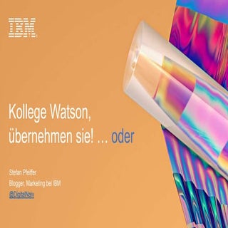 Kollege Watson, übernehmen Sie ... ...
