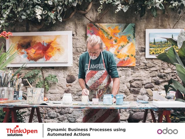 Dynamic Business Processes using Automated Actions