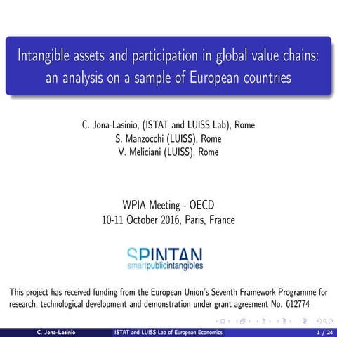 WPIA Meeting - OECD. Paris Oct2016