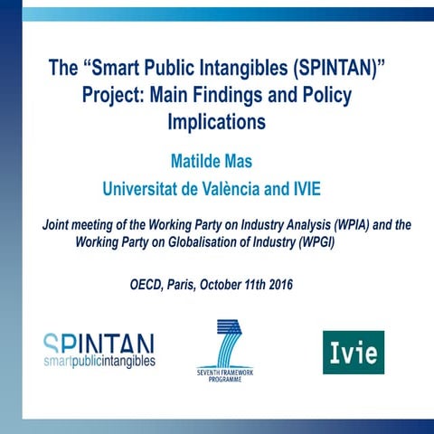 Working Party on Industry Analysis (WPIA)