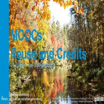#OpenEd16 MOOCs: Use, reuse and credits