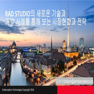 델파이,C++빌더: 물류 시스템 개발 전문가를 위한 시장현황과 전략