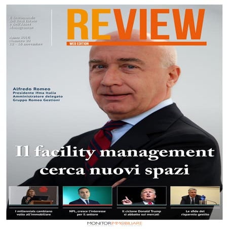 Il facility management cerca nuovi spazi - Monitor immobiliare 