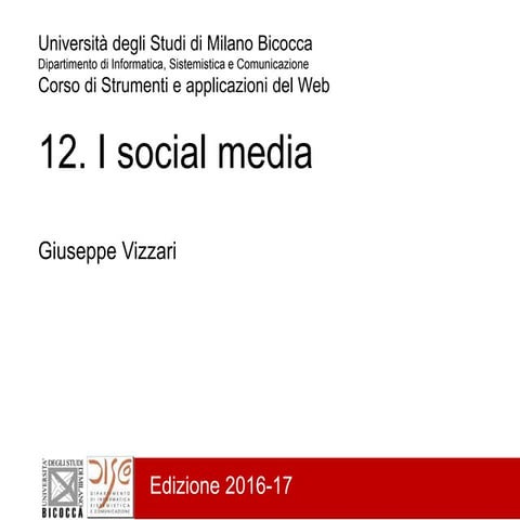 12 - I Social Media - 16/17