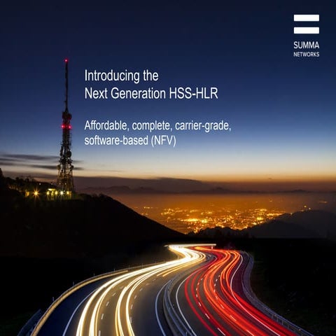 NextGen HSS, Our TADHacked solution - Javier Martin, Summa Networks | PPT
