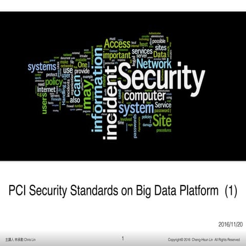 PCI Security Standards on Big Data Platform (1)