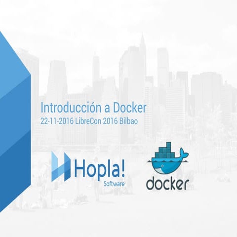 Introducción a Docker - LibreCon 2016