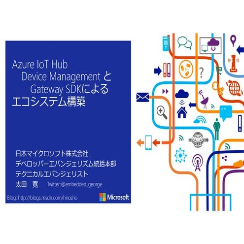 20161124_06_Azure IoT Hub Reloaded ～ 新機能、Device Management と Gateway SDKを活用して...
