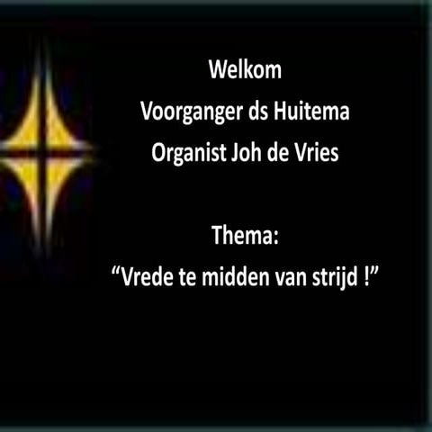 Vrede te midden van strijd!! | PPT