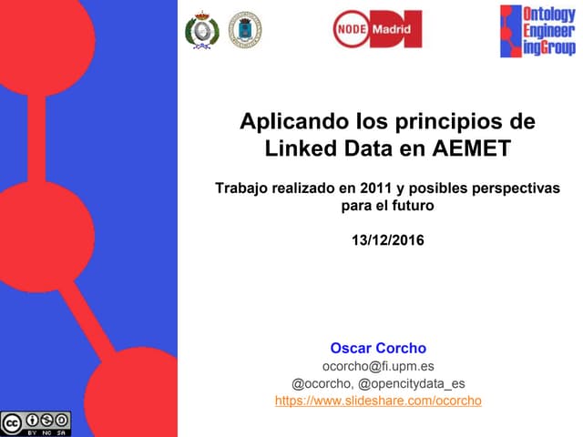 Aplicando los principios de Linked Data en AEMET