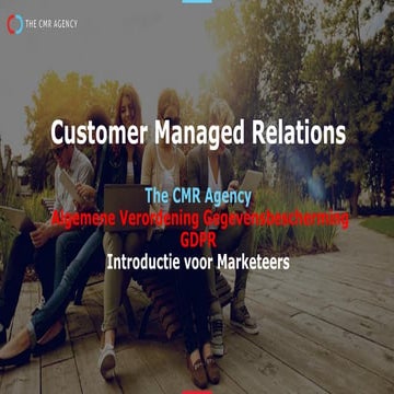 gdpr - avg algemene introductie voor marketeers