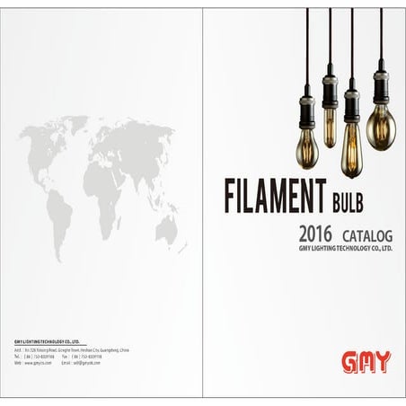 led filament bulb catalogue -new products | PDF