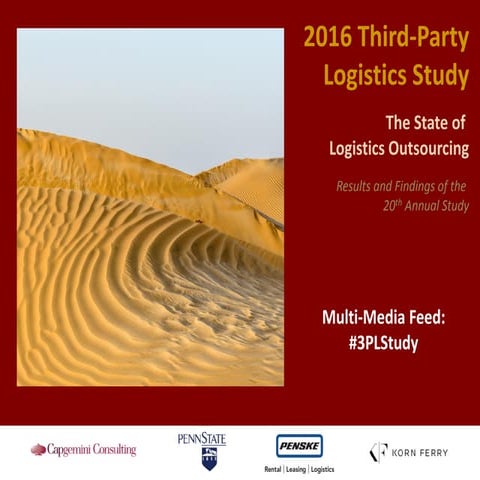 2016 #3PLStudy: The State of Logistics Outsourcing