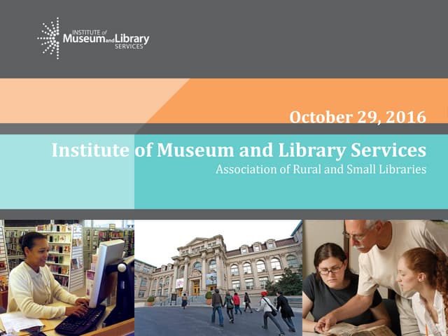 IMLS 2016 ARSL Presentation