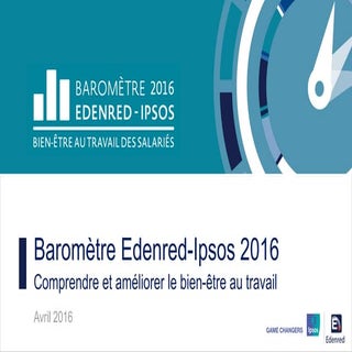 Barometre Edenred-Ipsos 2016 : les ...
