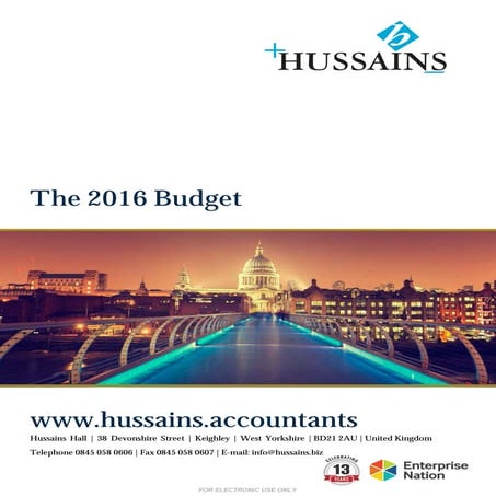 2016 Budget Report