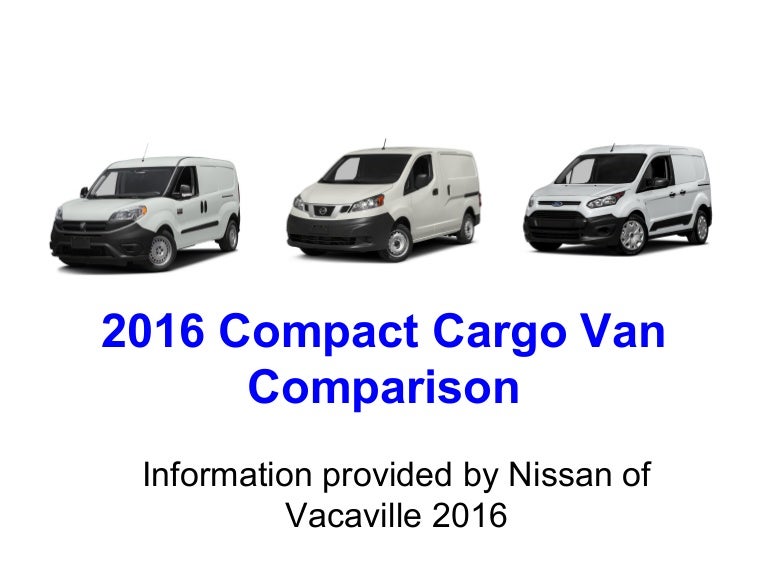compact cargo van