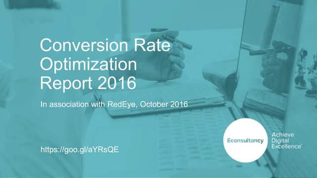 Conversion Rate Optimization Report...