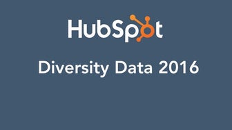 HubSpot Diversity Data 2016