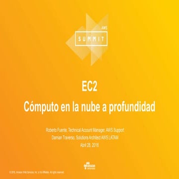 EC2: Cómputo en la nube a profundidad 