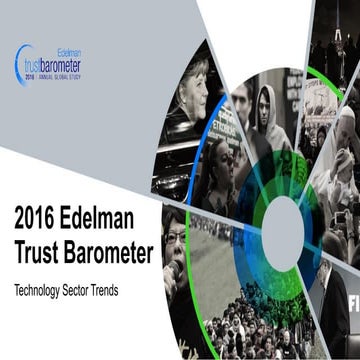 2016 Edelman Trust Barometer - Technology Results