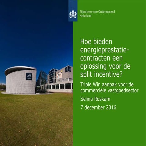 5 EPC-modellen voor het oplossen van de Split incentive