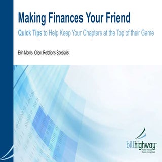 Is Finance Not Your Friend? Quick t...