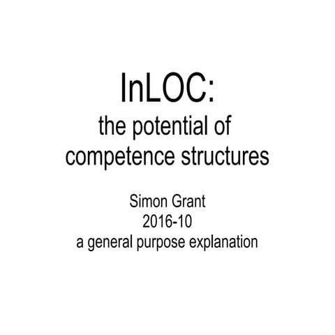 InLOC: the potential of competence structures
