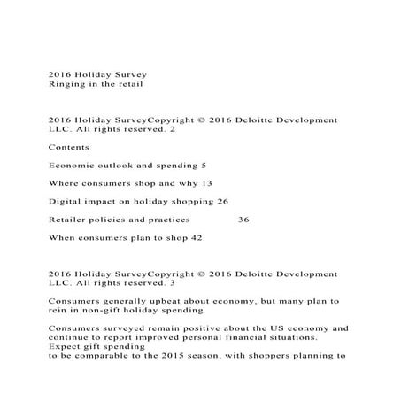 2016 Holiday SurveyRinging in the retail 2016 Holida.docx