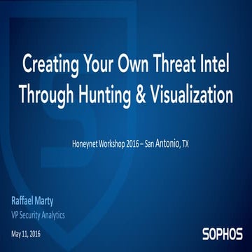 Creating Your Own Threat Intel Through Hunting & Visualization