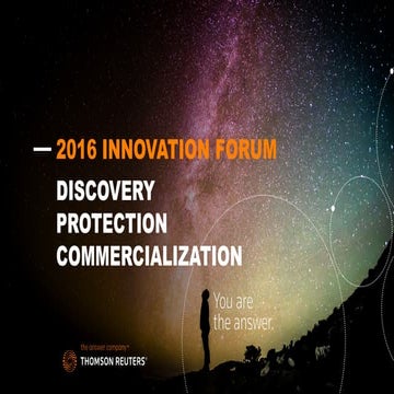 2016 Innovation Forum - Presenter Slides | PDF