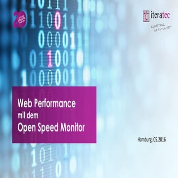 Web Performance mit dem Open Speed Monitor