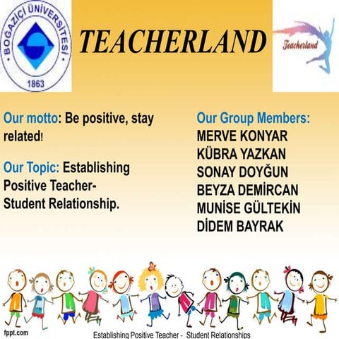 2016 Leading Seagulls Establishing Positive T-S Relationships