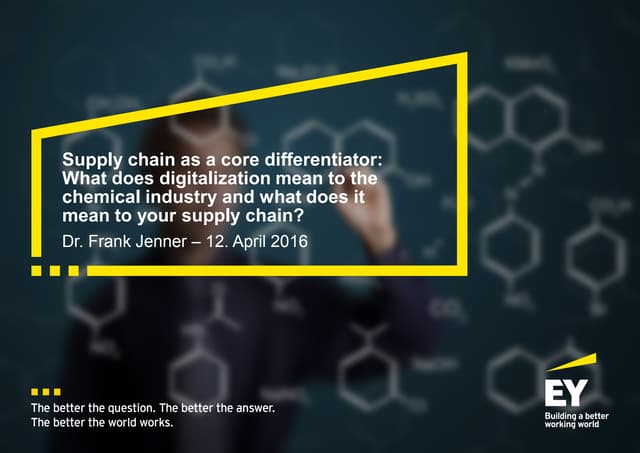 Supply Chain as a core differentiator: What does digitalization mean to the chemicals industry