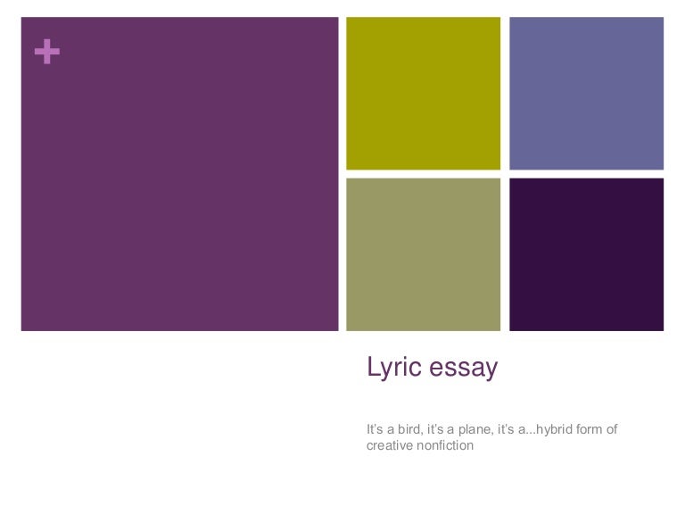 lyric essays