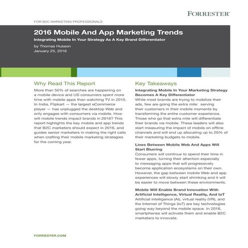 2016 mobile and app marketing trends