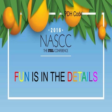 Fun is in the Details - Steel in Architectural Design