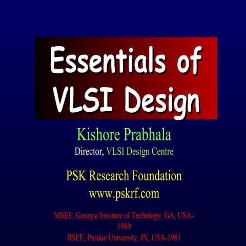 Essential of VLSI