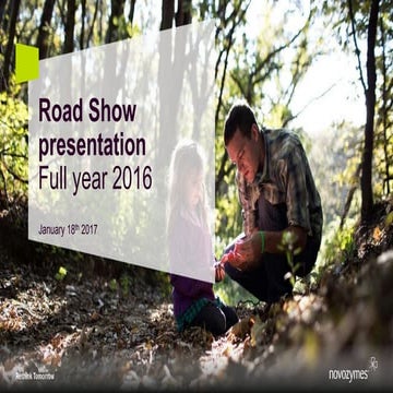 2016 Q4 Novozymes Roadshow Presentation