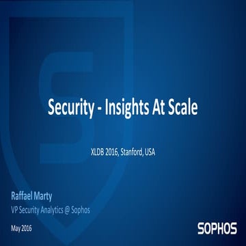 Security Insights at Scale