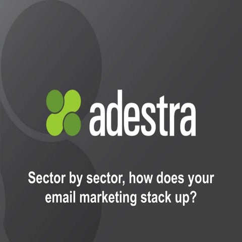Sector by sector, how does your email marketing stack up?