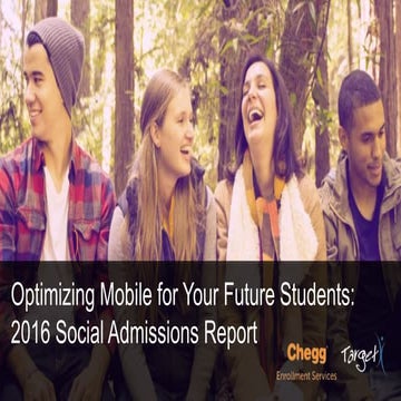 Social Admissions Report 2016