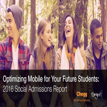 Mobilizing Admissions: The 2016 Social Admissions Report