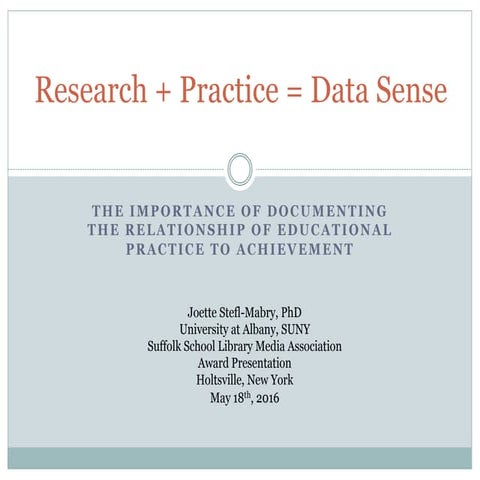 2016 SSLMA Award Presentation 