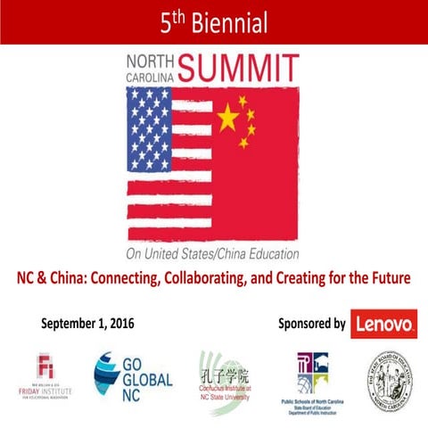 5th Biennial North Carolina Summit On United States/China Education
