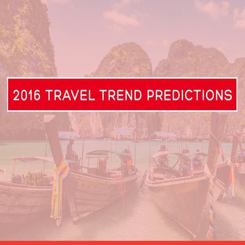 2016 Travel Predictions by Hotels.com
