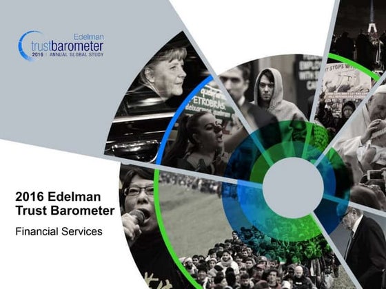 2016 Edelman Trust Barometer - Financial Services Results