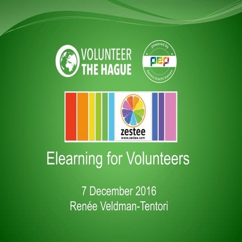 2016 Volunteer The Hague Elearning
