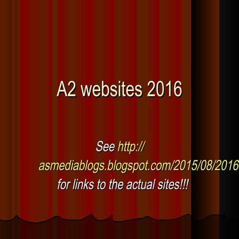 2016 website screenshots | PPT
