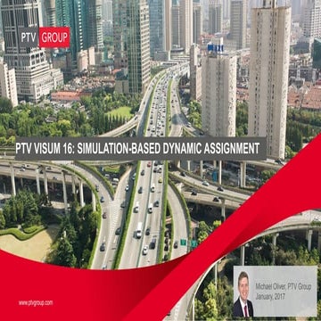 Simulation Based Assignment in PTV Visum - TRB 2017